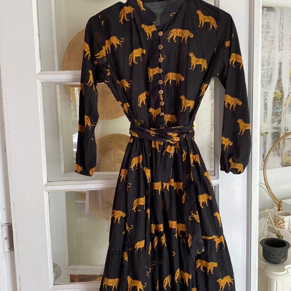 Leapord Print Dress size M - Picture 2 of 13